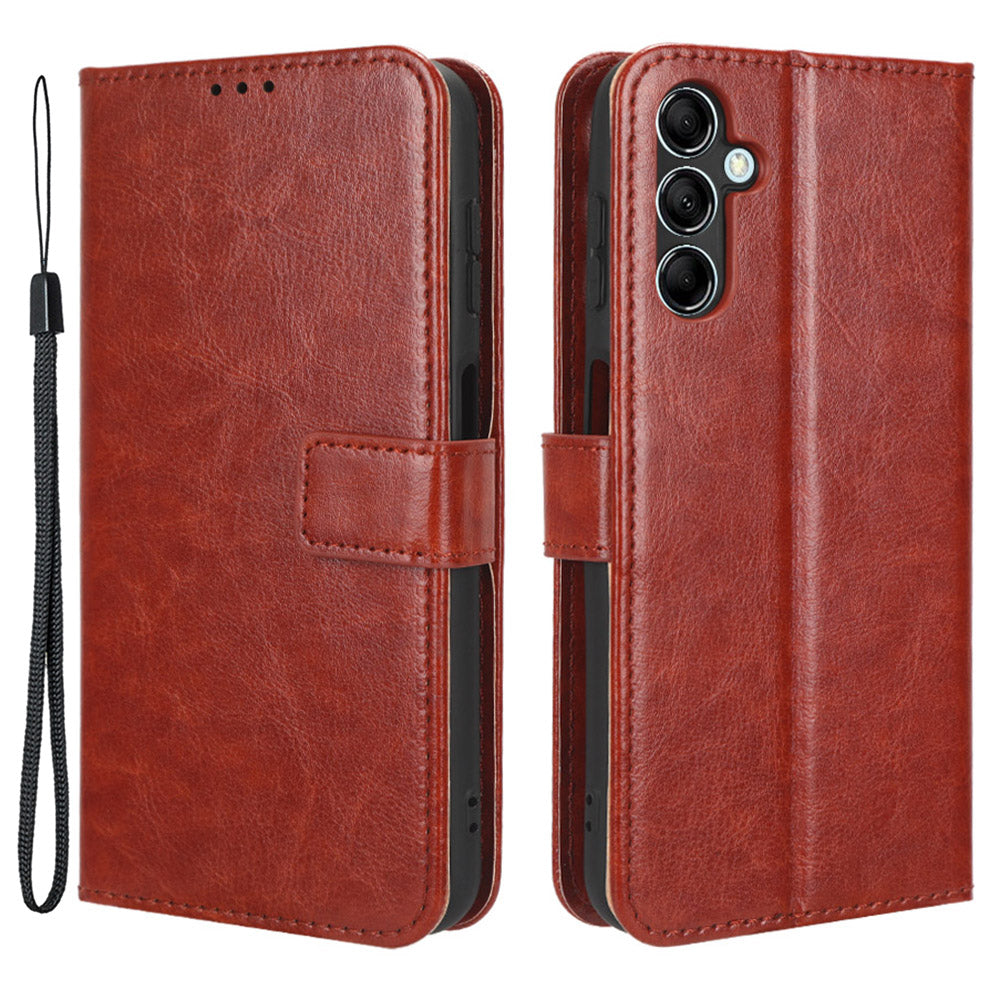 For Samsung Galaxy F34 5G M34 5G Crazy Horse Texture Leather Case Phone Cover with Wallet Stand For Samsung Galaxy F34 5G M34 5G Crazy Horse Texture Leather Case Phone Cover with Wallet Stand
